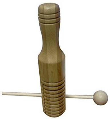 Rhythm Band Guiro Tone Block Bamboo Small