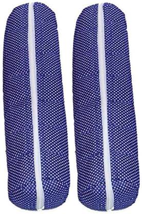 KUBER INDUSTRIES Single Roll Bangle Box In Cloth Material Blue Set of 2 Pcs (Code-COM016) Jewellery Vanity Box