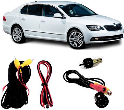 FABTEC LED Night Vision Waterproof Car Rear View Reverse Parking Camera For Skoda Superb Old Reverse Assist Camera System
