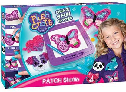 The Orb Factory Plush Craft Fabric By Number Patch Studio-Patches