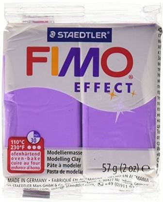 STAEDTLER Fimo Effect Polymer Clay 2Oz - Translucent Purple