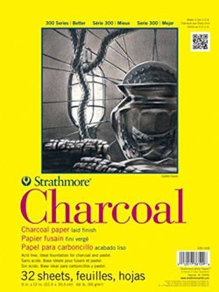 Strathmore Charcoal Spiral Paper Pad 9"X12" - 32 Sheets