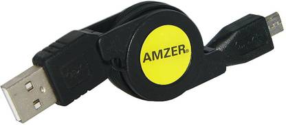 Amzer 82268 Micro USB Retractable Data Cable