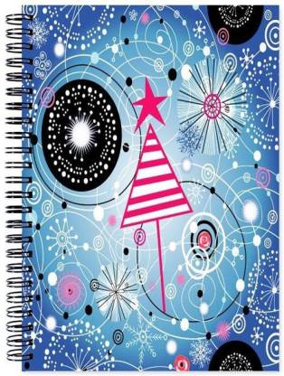 VenTechno Cartoon Designer Wirebound Ruled Paper Sheets Personal and Office Stationary Notebooks Diary A5 Diary Ruled 160 Pages