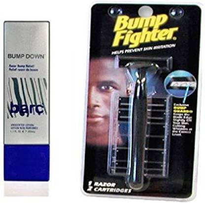 Generic Bump Fighter Razor For Men + Shaving Item (Unscented Lotion
