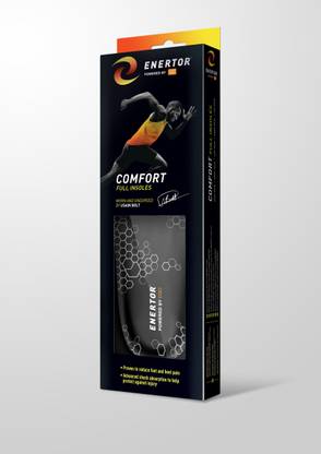 Enertor Enertor Comfort Insoles Size 5-6 PU Foam Full Length Orthotic, Regular, Sports Shoe Insole