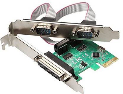 UltimaCords&Cables Ultima PCI-E Multi I/O Controller Card DB9 2 Port Serial and 1 Port Db25 Parallel PCI Express Card. UC068 Expansion Card