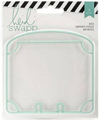 AMERICAN CRAFTS Heidi Swapp Memorydex Dies 2/Pkg - Oval Top & Corner Dividers