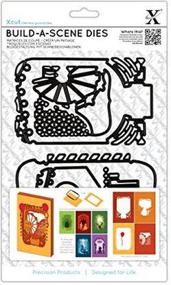 Docrafts Xcut Build - A - Scene Dies 5/Pkg - Shadow Box Fairground