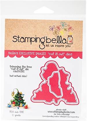 Stamping Bella Cool Chicks Cut It Out Die - Trimming The Tree