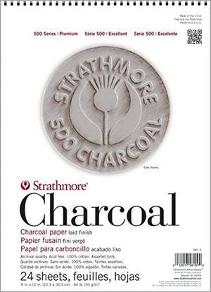 Strathmore Charcoal Spiral Paper Pad 18"X24" - 24 Sheets