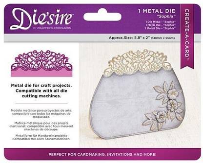 Crafter'S Companion Die'Sire Create - A - Card Wrap Die - Sophia