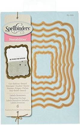 Spellbinders Nestabilities Dies - Labels 17