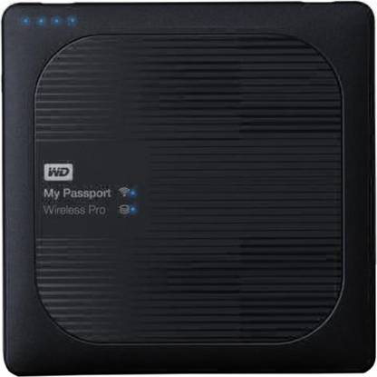 WD My Passport Wireless Pro 4 TB Wireless External Hard Disk Drive (HDD)