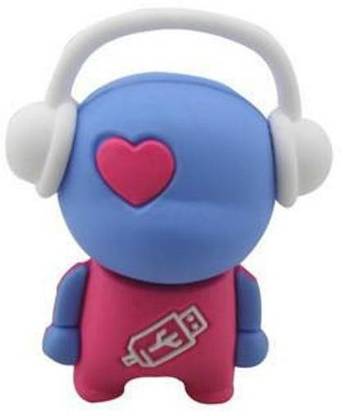 microware music man shape 8gb pendrive 8 GB Pen Drive Compatible with Desktop Computer, Laptop USB 2.0 Rubber Case