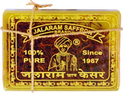 Jalaram Saffron Jalaram Brand Saffron (Kesar) 100 % Pure & Natural, 5 gm