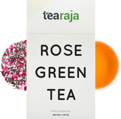 Tearaja Rose Green Tea Rose Green Tea Vacuum Pack