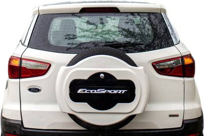 future it is HALF/SPORTY SPARE WHEEL COVER FOR ECOSPORT(DIAMOND WHITE) Wheel Cover For Ford Ecosport