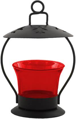 Heaven Decor Glass, Iron Tealight Holder