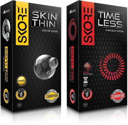 SKORE Condoms(Skinthin, Timeless) Condom