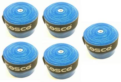 COSCO 'Dura Soft' Smooth Tacky racket Grip (Pack of 5) (Color On Availability)- Smooth Tacky