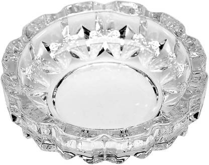 Green Apple Clear Crystal Ashtray