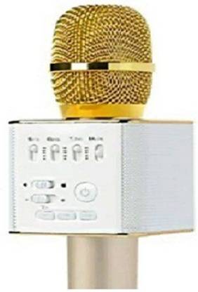 techdeal Q9 Handheld Wireless Bluetooth Karaoke Singing Mic Speaker Player Microphone Microphone