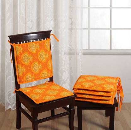SWAYAM Foam Modern Chair Cushion Pack of 6