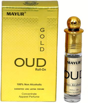MAYUR Gold Oud Attar Roll On (unisex) Floral Attar