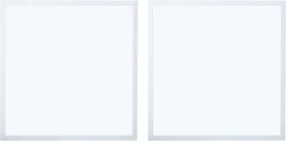 iMEE 36 Watts Heavy Duty Polycarbonate 600 X 600 (2X2) Square LED Panel Light (Pack of 2, Cool Day Light) Recessed Ceiling Lamp