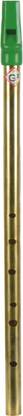 Radhe Flutes Brass Flute-Soprano -Vertical Blow- Scale G Sharp Brass Flute
