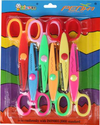 KABEER ART Art 6pc zigzag craft Scissors