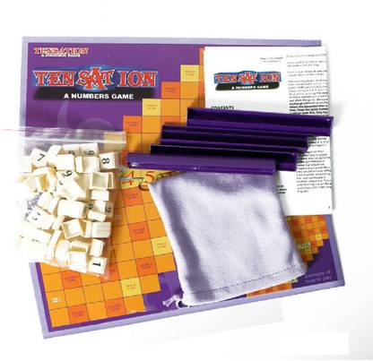 M-Alive Ten-Sat-ion A twist in inumber CrossWord Game Fun & educational Family Board Game Educational Board Games