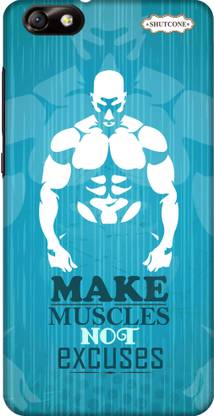 Shutcone Back Cover for Huawei Honor 4X (Muscles)