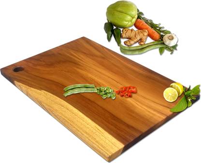 OXFORD Premium Teak ( Single Solid Plank ) Large Wood Cutting Board