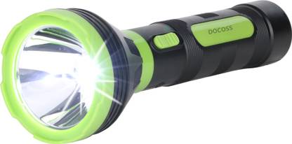 DOCOSS 415 Rechargeable Led Long Range & Ultra Bright 5w Laser Light Flashlight Torch