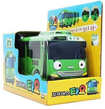 Mimi World Rogi Green Bus / Tayo Little Bus Pull Back Function Mini Car (Standard & Sweety) By Mimi World By Mimi World