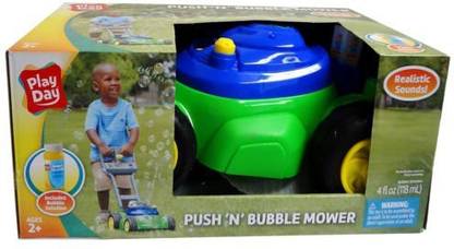 Play Day Push N Bubble Mower With Realistic Sounds