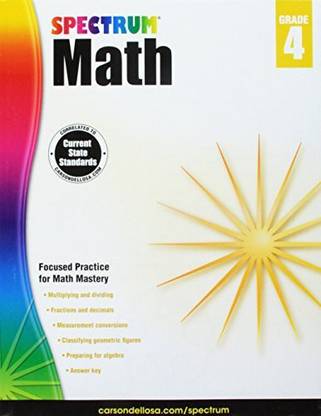 Spectrum Math Workbook, Grade 4