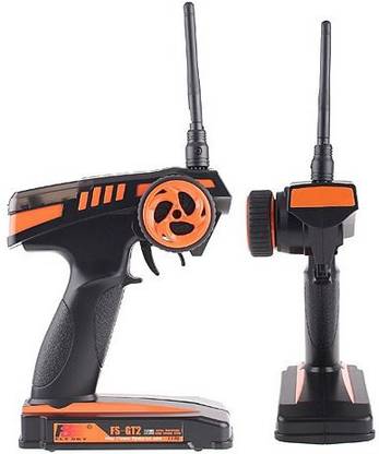 KINGZER Fs-Gt2 2Ch 2.4 Ghz Radio Remote Control Transmitter Receiver Rc Car Boat