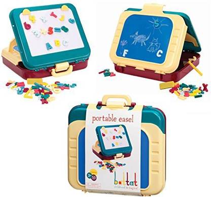 Generic Maison Joseph Battat - Portable Easel - Learning Development Toy, Includes 1 Portable Double-Sided Easel, 17 Magnetic Numbers An