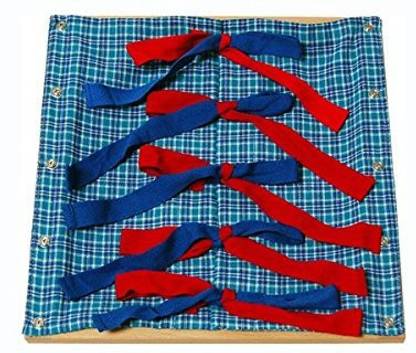 Kid Advance Montessori Ribbon Tying Dressing Frame