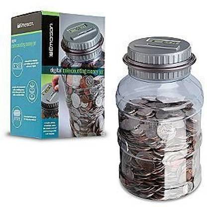 Emerson Digital Coin Counting Money Jar Automatic Piggy Bank
