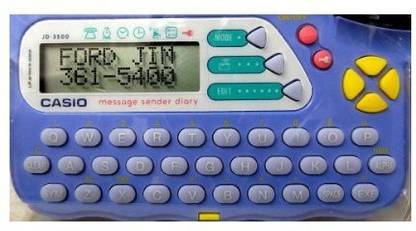 Generic Casio Cool .. The Message Sender [Jd-3500-L]