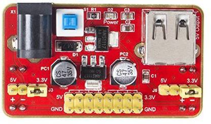SunFounder Breadboard Power Supply Solderless Module For Arduino And Raspberry Pi, Mb102 3.3V 5V Compatible With Uno R3 Mega2560 Nano Raspb