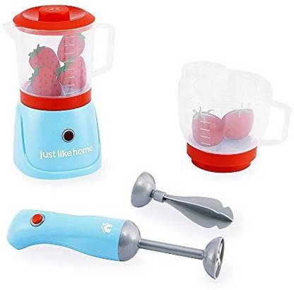 Just Like Home 6 Piece Set Lets You Enjoy All The Sights, Sounds And Action Of The Real Appliances! Deluxe Blender Playset For Ages 3+