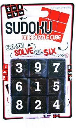 Westminster Sudoku Cube Math Puzzle 3X3 Rubics Number Game Toy Brain Teaser For Ages 5+
