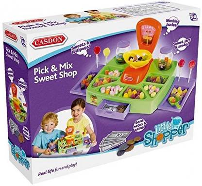 Generic Children'S Pick And Mix Sweet Shop With Display Counter Working Scales Sweets By Casdon