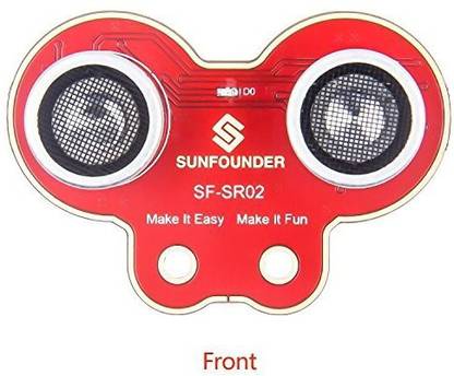 SunFounder Ultrasonic Module Distance Sensor Sf-Sr02 For Arduino Uno Mega R3 Mega2560 Duemilanove Nano Robot Rapsberry Pi 3, 2 & Rpi Model