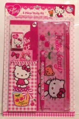 HELLO KITTY 6 Piece Study Kit